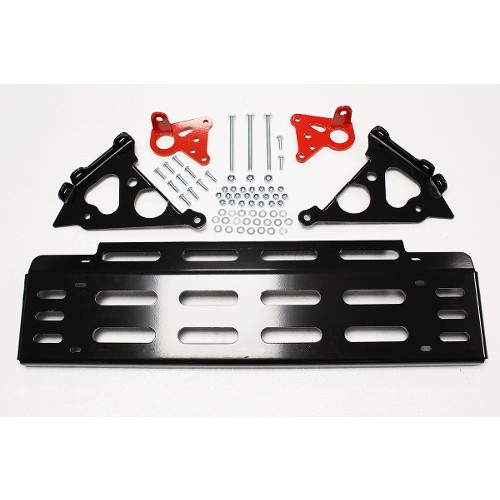 Defender 90 / 110 Terrafirma Black Aluminium Skeleton Steering Guard